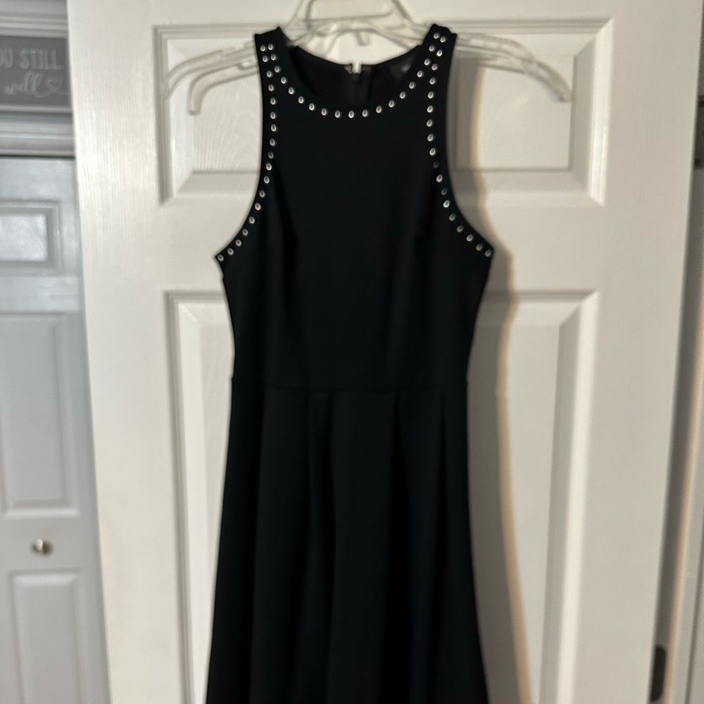 NWT Mossimo Black Studded Fit and Flare Skater Dress